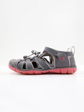 Keen Seacamp II CNX Gray Washable Fisherman Sandals - Women's 6/Youth 4